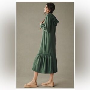 Daily Practice by Anthropologie Long-Sleeve Hooded Midi Dress Size M